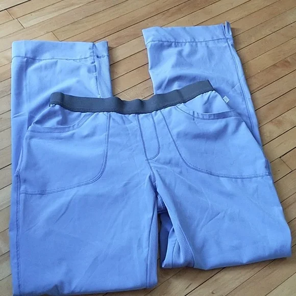 Women's Straight Leg Pants - Blue - Picture 2 of 6